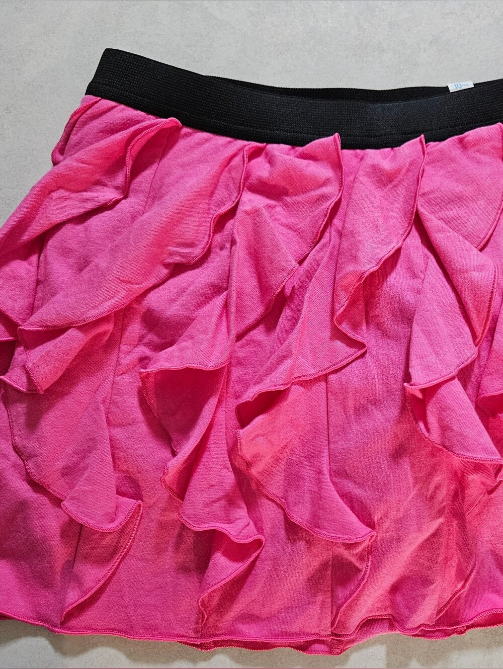 Justice Girls Size 10 Ruffley Fuschia Skort